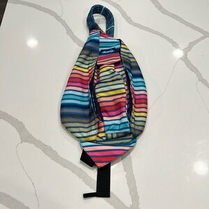 KAVU Chroma Stripe Rainbow Rope Crossbody Bag